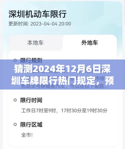 2024年深圳车牌限行新规预测与未来趋势分析