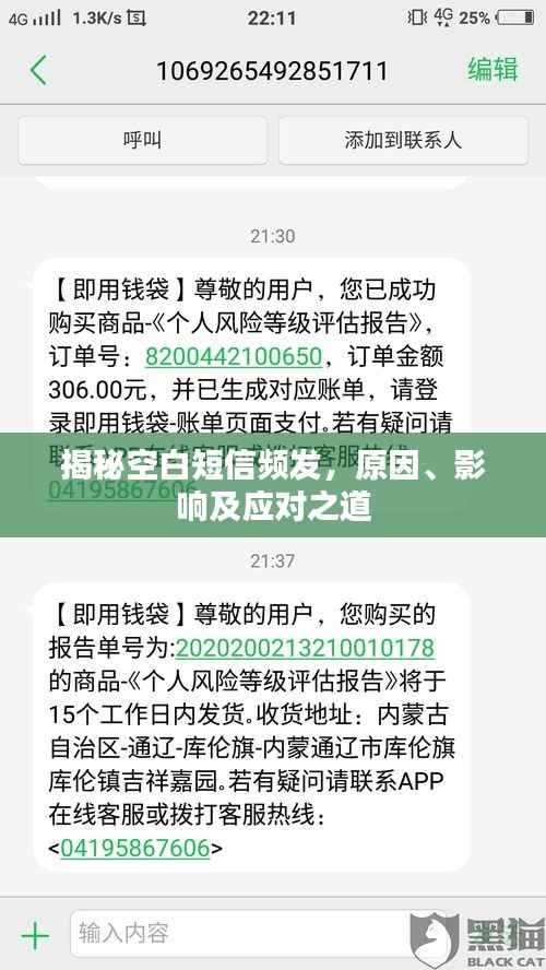 揭秘空白短信频发,原因、影响及应对之道