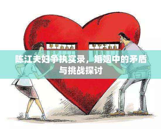 陈江夫妇争执实录,婚姻中的矛盾与挑战探讨