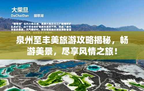 泉州至丰美旅游攻略揭秘,畅游美景,尽享风情之旅!