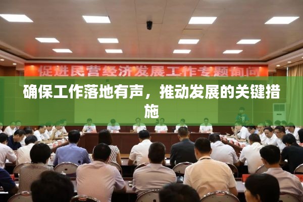 确保工作落地有声,推动发展的关键措施